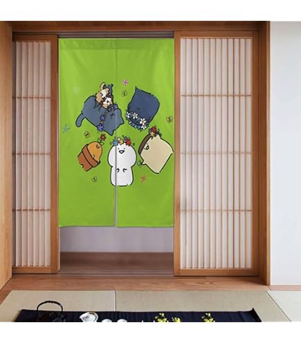 Amazon｜松本若菜まつもと わかな (1) のれん 多機能 遮光 防寒 暖簾