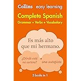 Collins Easy Learning Complete Spanish Grammar, Verbs And Vocabulary (3 Books In 1) [2nd Edition]: Trusted support for learni