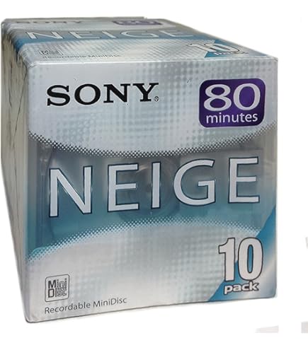 Amazon | SONY MD ミニディスク 74分 10PACK NEIGE 10MDW74NEB