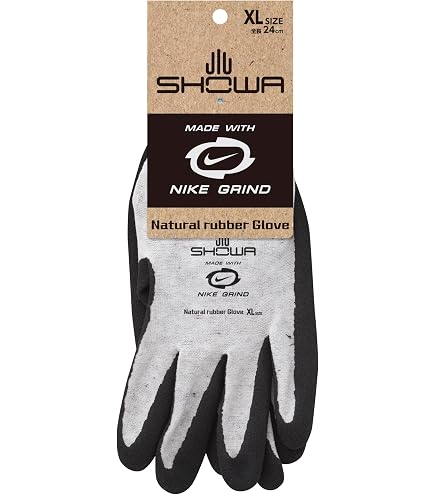 Amazon | [ショーワグローブ] NIKE GRIND 繊維 Natural rubber Glove