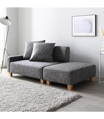 Amazon.co.jp: リーンロゼ ブリガンタン 2Pソファ＋オットマン