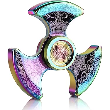 高級EDC 稀少EDC 木目金　高級ハンドスピナー EDCスピナー 大人向け 展開式ハンドスピナー 黒金 高精度 4分超え 高回転 ケース付 EDC ADHD