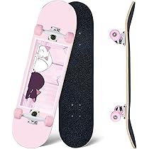 スケートボード コンプリート 青とピンクのデザイン PRIMITIVE プリミティブ スケートボード コンプリート 7.3inch