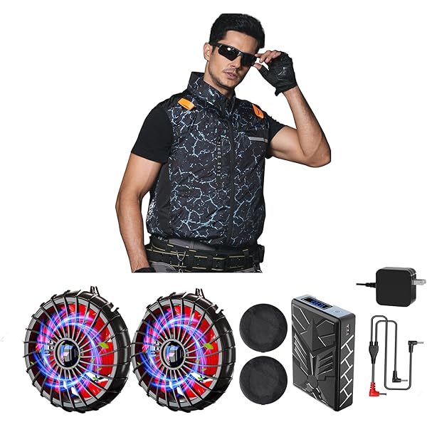 Amazon.co.jp: [MIDIAN] 2024年夏-30V超強力 138L/S爆風 空調作業服