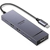 UGREEN Revodok USB-C ハブ 6in1 100W USB PD対応 4K 60Hz 10Gbps 高速データ転送 | HDMIポート USB C 3.2 & USB-A 3.2 MacBook Pro/Air、iPad Pro、Th