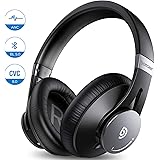 BOMAKER ヘッドホン 密閉型 アクティブノイズキャンセリング機能 ワイヤレス Bluetooth 5.0 有線 CVC 8.0マイク 360°ダイヤル式音量調整 折り畳み オーバーイヤーヘッドフォン スタジオレコーディング/楽器練習/ミキシング/TV視聴/映画鑑賞/ゲームなどに対応 防水収納ケース付き