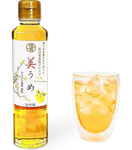 Amazon.co.jp: 梅シロップ 無添加 500ml ノンアルコール 【原料は梅と