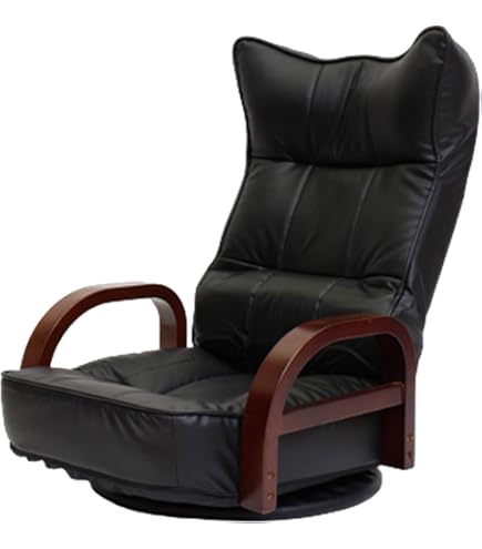 Amazon.co.jp: ビータ(Vita) 肘付き回転座椅子 本革使用