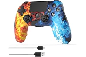 DYONDER Wireless Controller for PS4, Wireless Remote Gamepad with/Dual Vibration/6-Axis Motion Sensor/Audio Function, Game Co