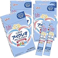 グリコ アイクレオグローアップミルク 820g × 8缶 フォローアップミルク アイクレオ グリコ グローアップミルク 820g x 2缶 スティック5