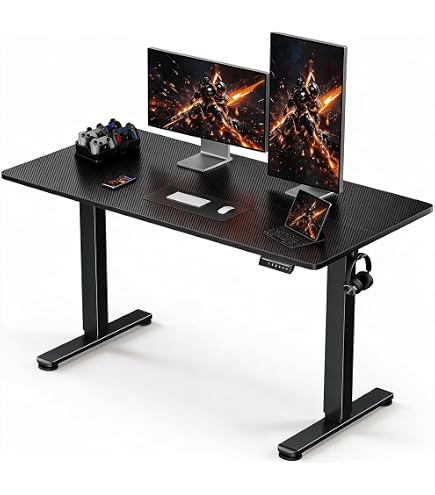 Amazon | ErGear 高さ調節可能 電動スタンディングデスク 120×60cm