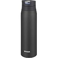 タイガー 水筒 600ml サハラ マグ ステンレスボトル ワンタッチ 軽量 エボニーブラック MCX-A602KE