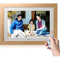 デジタルフォトフレーム 10.1インチ 薄型 木目色 Wi-Fi対応 Amazon | BWJBSW デジタルフォトフレーム 10.1インチ 1280×800 WiFi