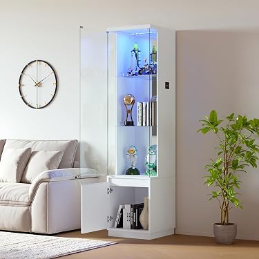 ディスプレイキャビネット ガラス扉付き Amazon.co.jp 最新リリース