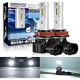 「新規爆光ledフォグ」SUPAREE LEDフォグランプ H8 H16 h11 H9 車検対応 DC12V車用 20W 6000K ホワイト 高輝度 一体型 無極性 2個セット