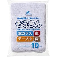 addgood(アドグッド) HouseLab(ハウスラボ) ぞうきん 10枚 ガラス用