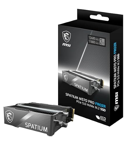 2.5インチ SSD 8個セット！ Amazon | MSI SPATIUM M580 PCIe 5.0 NVMe M.2 2TB FROZR タワー型