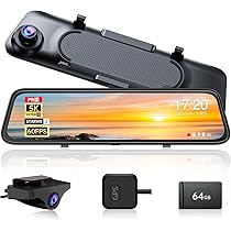 Amazon.co.jp: JADO最新ドライブレコーダー ミラー型 5K 12インチIPS