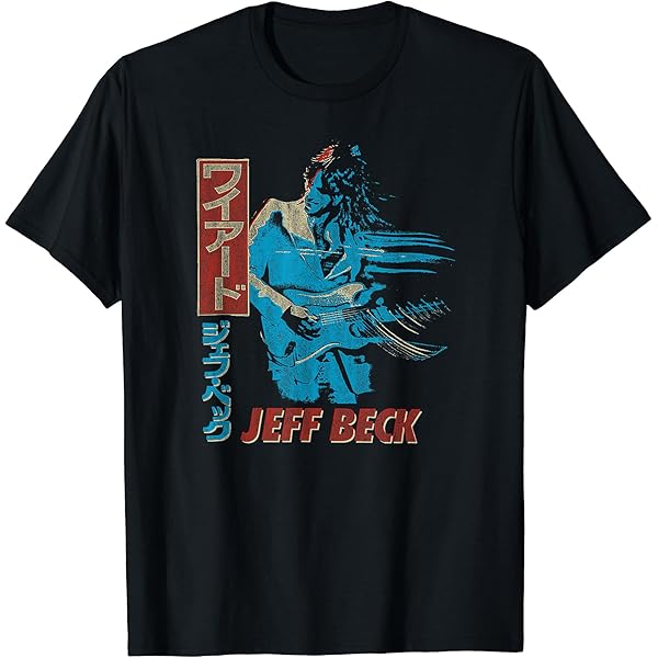 Amazon | Jeff Beck - Blue Wind Japan Tシャツ | Tシャツ
