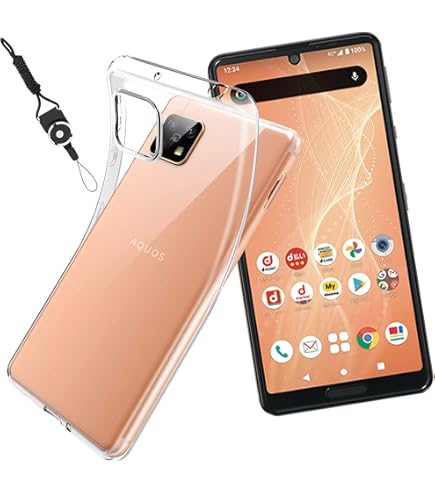 AQUOS sense4 lite　クリアカバー付き AQUOS sense4 SH-41A lite SH-RM15 sense SH-53 4 SoftBank