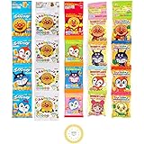 アンパンマン 4連 お菓子 パック 詰め合わせセット (ぷくじゃが、コロコロビスケットボーロ、キャラメルコーン、ふんわりコーン、ビスケット、 各1セット ）5種詰め合わせセット おかし