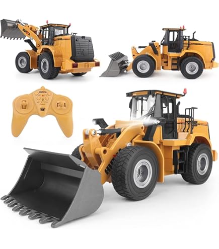 Amazon.co.jp: 1:16 RCトラックブルドーザーホイールシャベルローダー