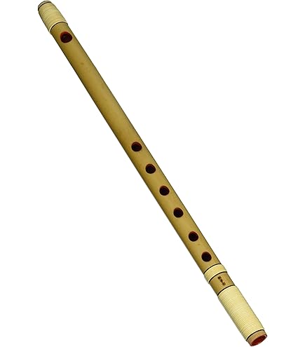 Amazon | 獅子田 竹渓 巻 内赤 藤両巻 五本調子（5本）古典調篠笛（お