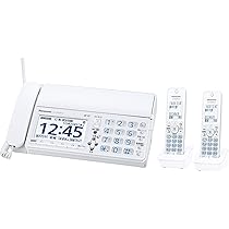 Amazon | パナソニック デジタルコードレスFAX 子機2台付き 迷惑