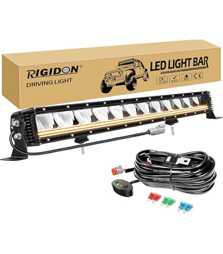 Amazon | RIGIDON 作業灯 led ライトバー 車 LED ワークライト52インチ