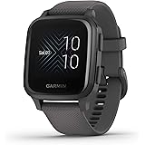 Garmin Venu Sq, GPS Smartwatch with Bright Touchscreen Display, Up to 6 Days of Battery Life, Black