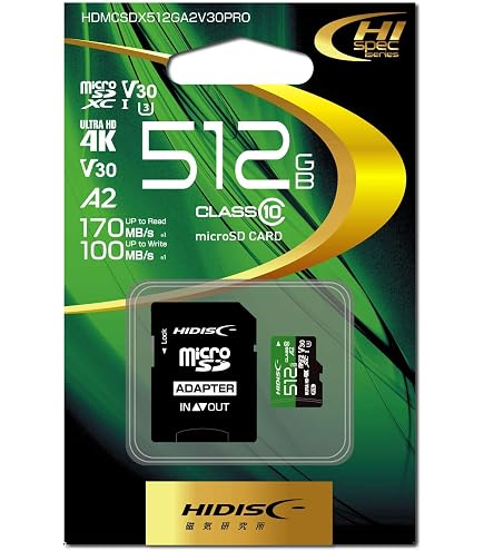 Amazon | HIDISC 超高速 R170シリーズ microSDXCカード 256GB CLASS10