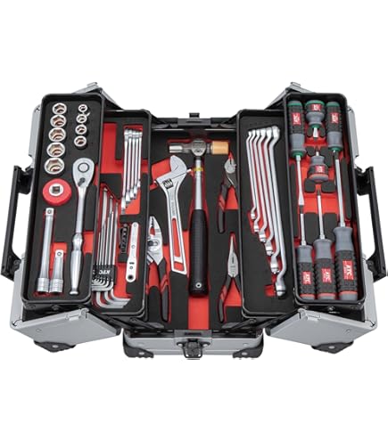 京都机械 KTC 56点セット 工具セット Amazon.co.jp: 京都機械工具(KTC)9.5sq. [56点組]自動車整備 持ち運び