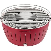 Amazon | ハーフェレジャパン ロータスグリルXL お試し炭付 レッド G