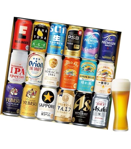 Amazon.co.jp: 【いろいろビールアソート】【ギフト包装込・包装紙