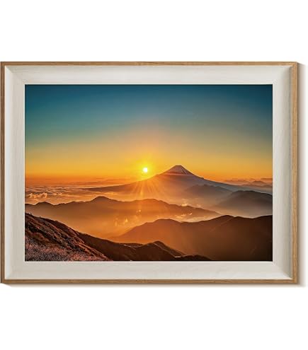Amazon.co.jp: 赤い花をモチーフにした絵画 額入りポスター ベルナール