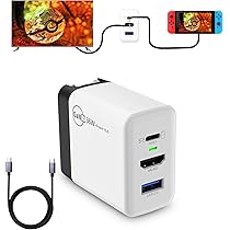 Amazon.co.jp: 【3-in-1多機能アダプター】Switch充電器 +