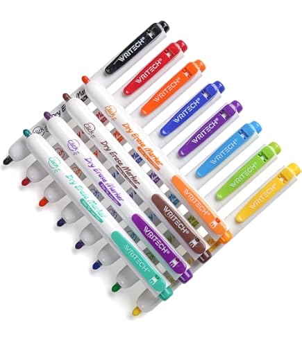 Amazon.co.jp: Arteza Glass Board Dry Erase Markers Pack of 10