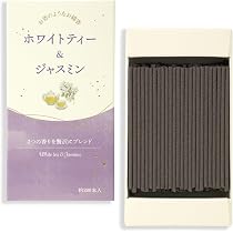 カメヤマ お香のようなお線香 ホワイトティ&茉莉花