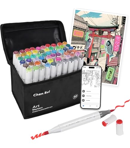 Amazon.co.jp: マクソン アルコールマーカー コミックツイン 72色