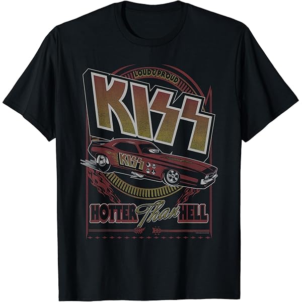 Amazon.co.jp: KISS - 1977 ラブガン Tシャツ : ファッション