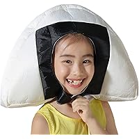 [吉祥寺良品] GoToParty-かぶりもの 帽子シリーズおもしろ事物食物系 ハロウィン 学園祭 コスプレ イベント 行事 一発芸 動画配信 写真撮影 おもしろい 盛り上がる うける 可愛い バラエティー パーティグッズ フリーサイズ (おにぎり)