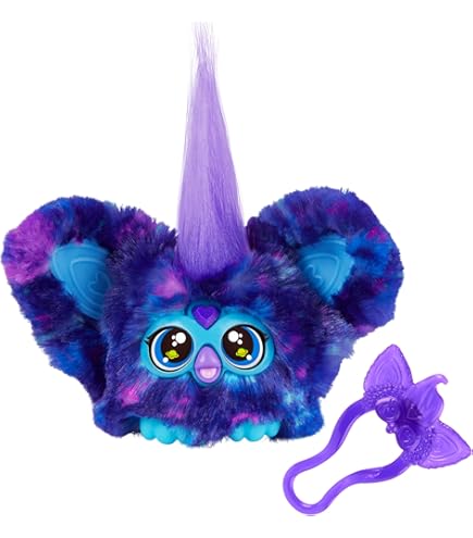 Amazon.co.jp: Furby Purple, 15 Fashion Accessories, Interactive