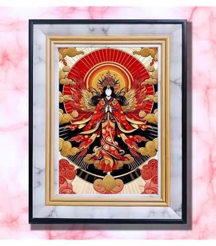 アート・写真 318【天照大御神】雲海を照らす金耀【風景画】【神聖画】