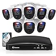 Swann Enforcer 8 Channel 8 Camera DVR Security Camera System with 1TB HDD, 1080p HD Video, Indoor or Outdoor Wired Surveillan