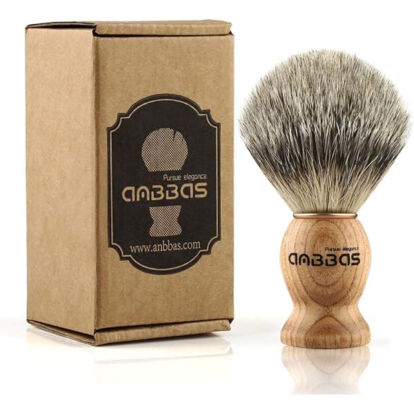 Amazon | Anbbas®シェービングブラシセット ひげブラシ アナグマ毛 髭