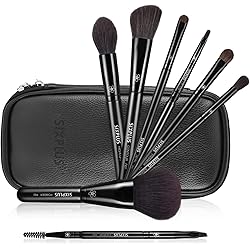 Amazon.co.jp: SIXPLUS マグネットメイクブラシ立て (ブラック