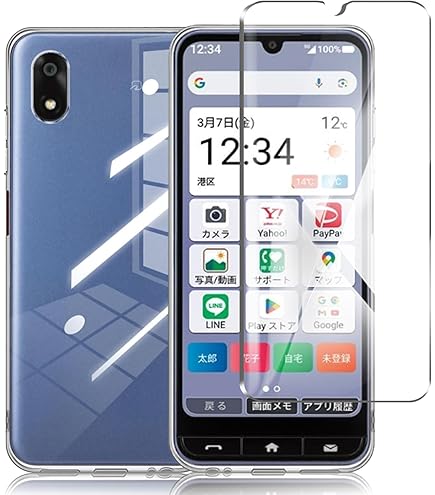 Amazon | ZTE かんたんスマホ4/ A402ZT ケース【MARR】 透明 クリア