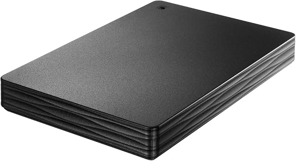 I-O Data HDPH-UTV1K Portable Hard Disk Kakusu Lite, Supports USB 5Gbps (USB 3.2 Gen1) - 1