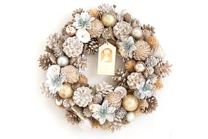 フラワーキッチンクリスマスリース Lサイズ FKRSL (グリッターリリー)