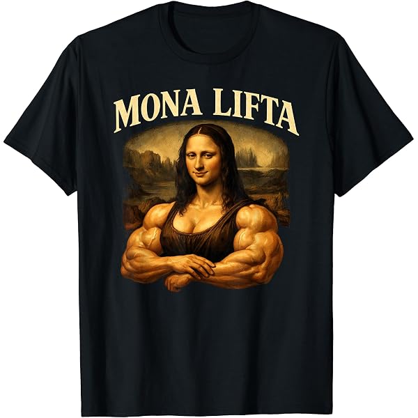 Amazon | モナリザ パンク風 パロディデザイン Tシャツ | Tシャツ